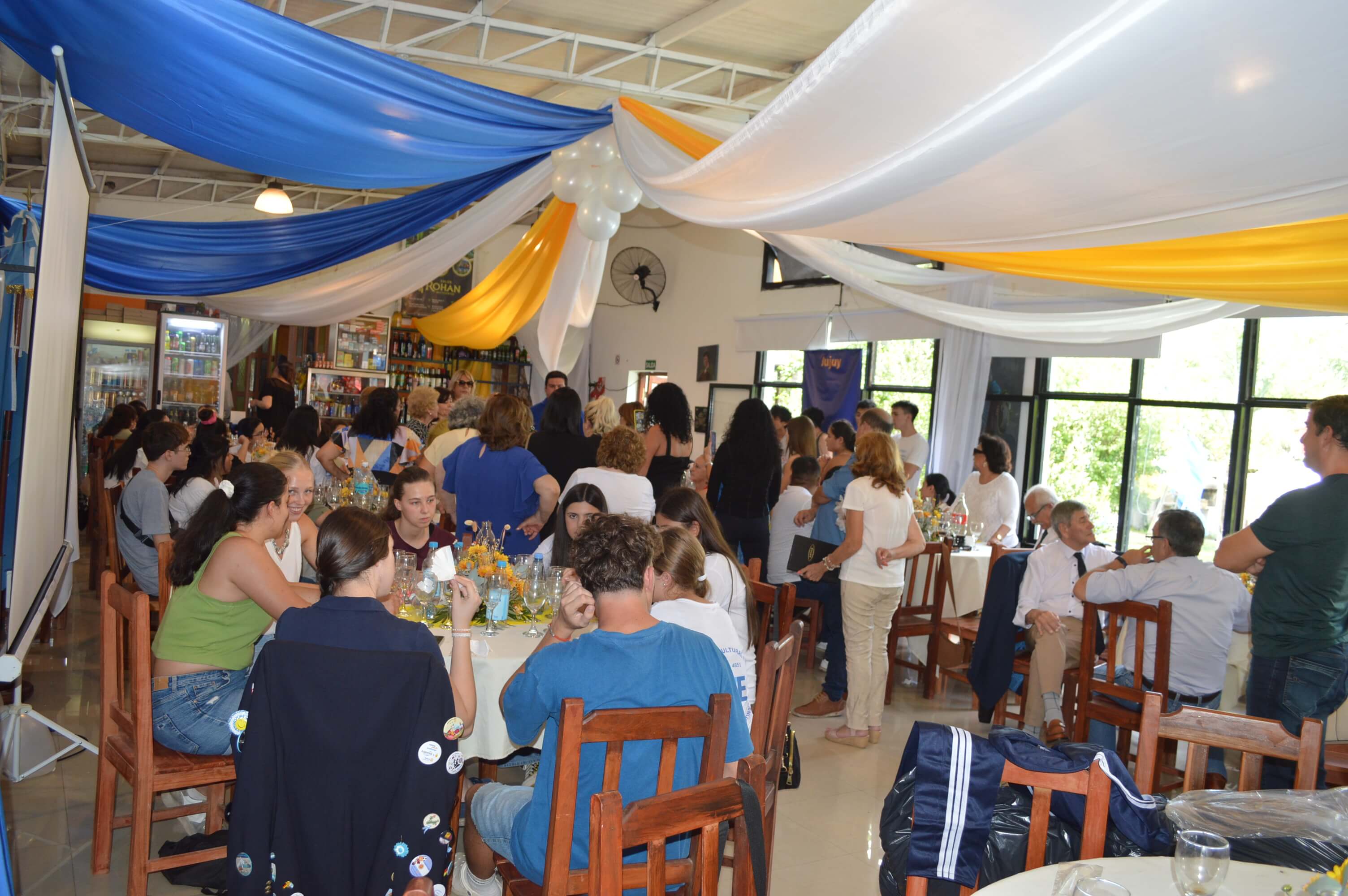 Salón preparado para eventos